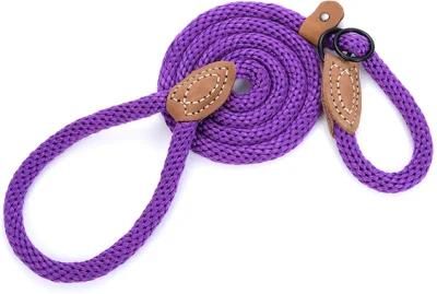 Strong Soft Dog Slip Leash Premium Poly Cotton Soft Comfortable Rope Leash