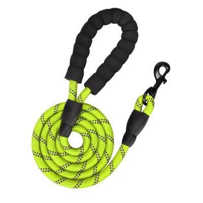 Wholesale Durable Pet Leash Comfortable Padded Handle Reflective Dog Lead Custom Dog Leash Rope Dog Leash