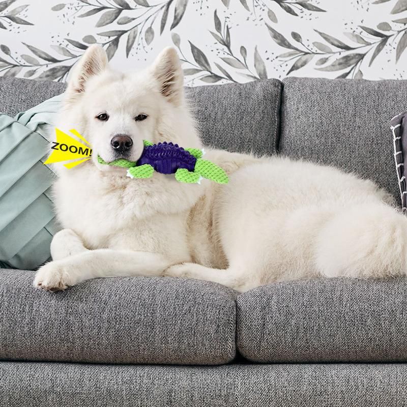 Bite-Resistant Molar Tooth Cleaning Rubber Sounding Toy