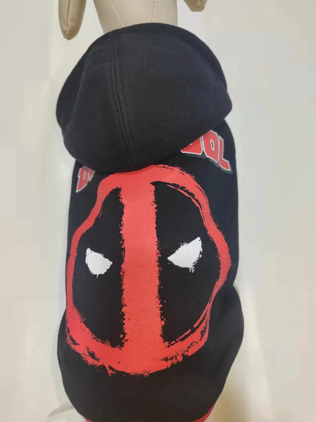 "Deadpool"Pet Hoodie Dog Fashion Hoodie Pet Products