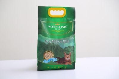 Active Carbon Pine Wood Cat Litter with Double Cat Litter Box
