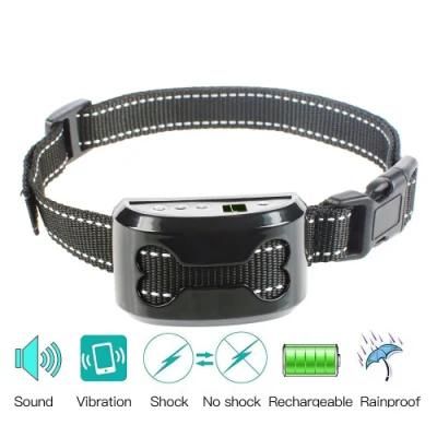 Waterproof Electronic Rechargeable Static Shock Vibrating Remote Control Pet Dog Training Collar