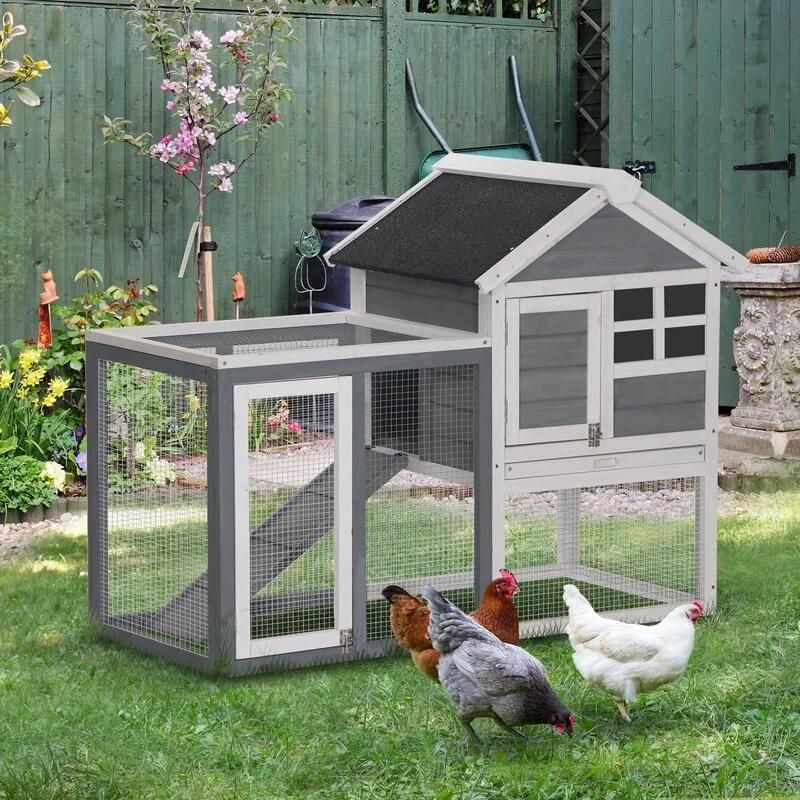 Aayush Wooden Hutch with Ramp Rabbit Small Animal Hutch