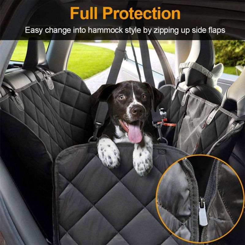 Dog Hammock Scratchproof Pet Car Seat Cover with Mesh Window