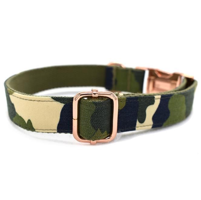 Adjustable Camouflage Luxury Print Bow Decoration Nylon Tactical Pet Dog Collars
