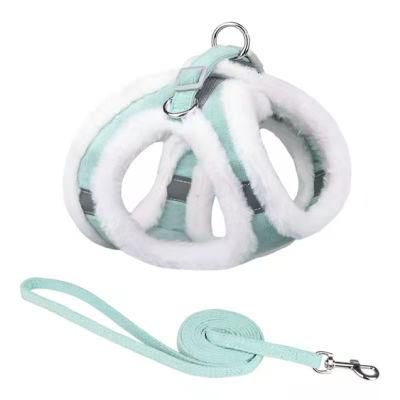 No Pull Dog Harness Soft Fleece Pet Harness with Pet Leash