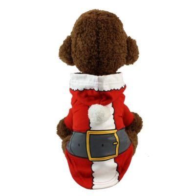 Christmas Cute Fleece Dog Jacket - Small Dogs Yorkie Winter Coat