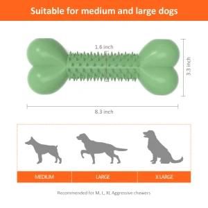 New Design Bone Shape Teeth Cleaning Rubber Dog Pet Toy