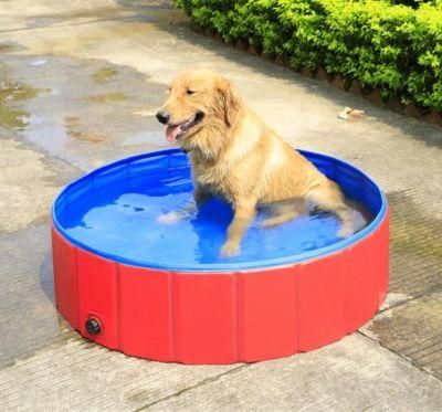 PVC Portable Dog Pool Bathing Tub Foldable Dog Pet Pool
