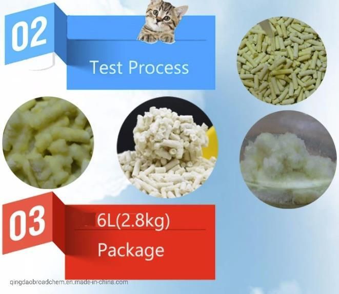 Clumping 6L Cat Litter Tofu Natural Cat Litter Unscented