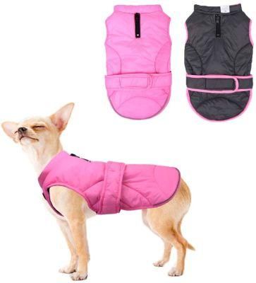 Dog Down Coat Waterproof Windproof Reversible Dog Winter Coat