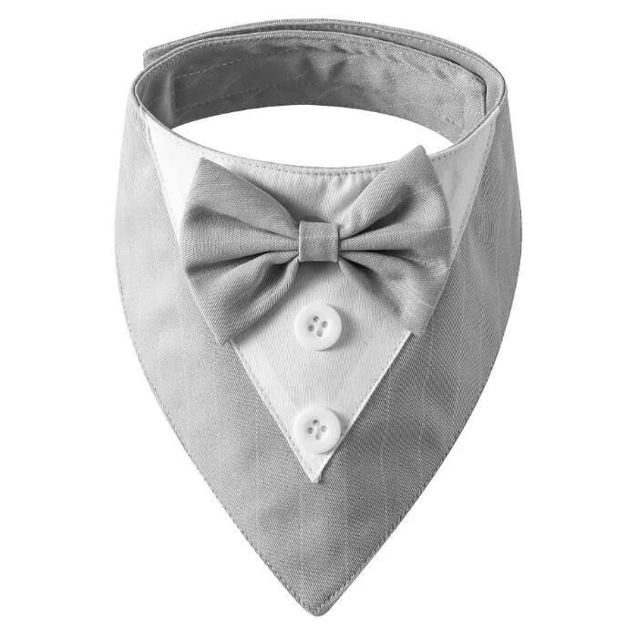 British Wedding Pet Accessories Suit Pet Saliva Towel Pet Bow Tie Neck Scarf