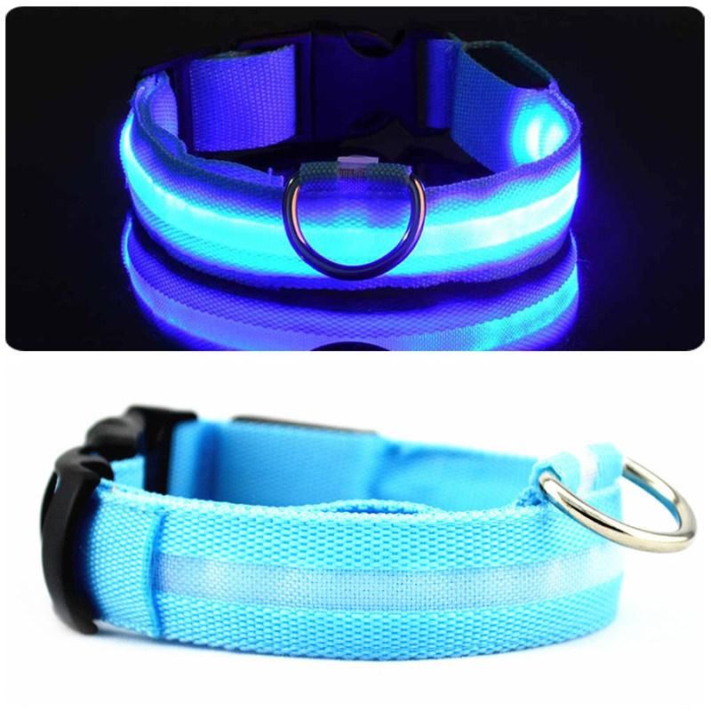 USB Charging/Battery LED Dog Collar for Dogs Dogs Luminous Fluorescent Collars
