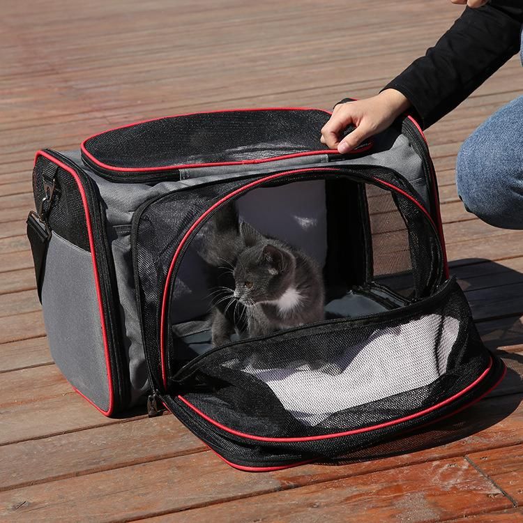 Customize OEM ODM Pet Travel Transparent Airline Pet Backpack Carrier