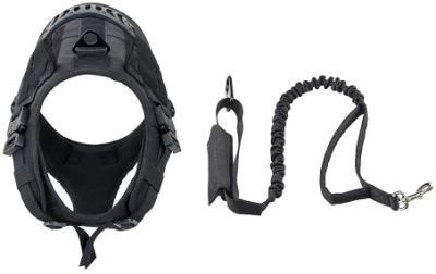 Tactical Dog Harness and Bungee Dog Leash Set