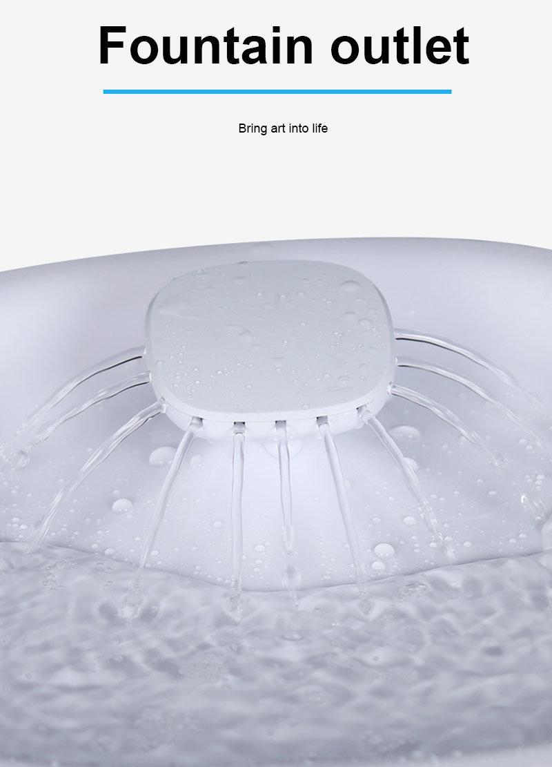 3L Automatic Pet Cat Water Bowl Fountain Dog Water Dispenser with LED Light Pet Supply
