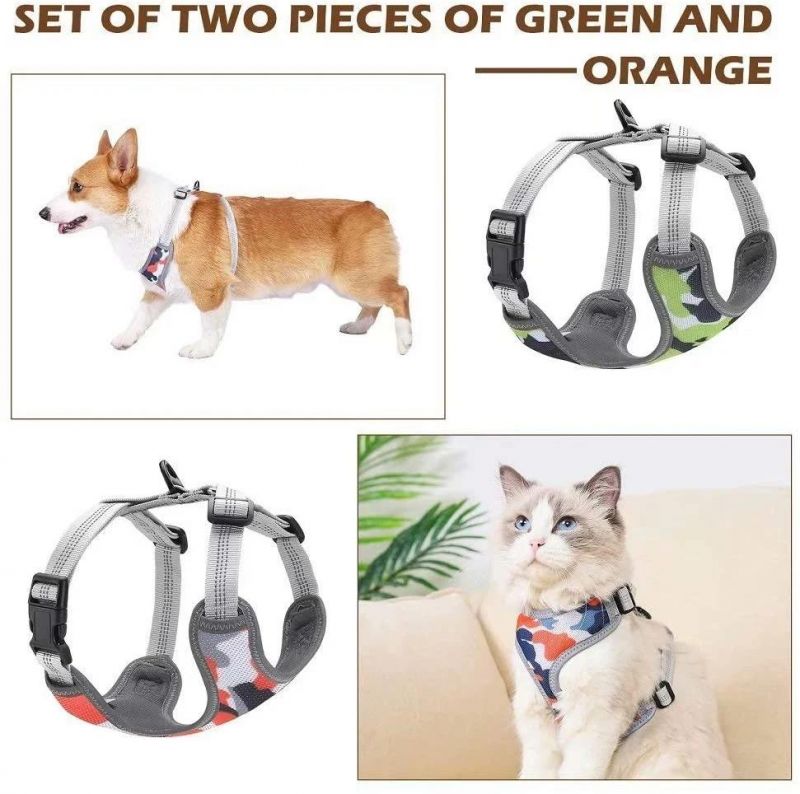 No Pull Dog Harness Anti-Escape Soft Adjustable Harness Vest-Style Safety Belt