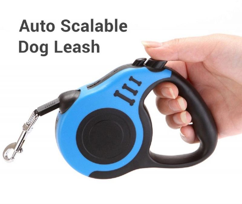 Adjustable Automatic Heavy Duty Retractable Nylon Material Dog Leash