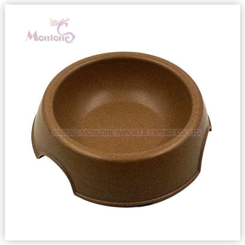 237g Cat/Dog Feeders, Round Bamboo Pet Bowls