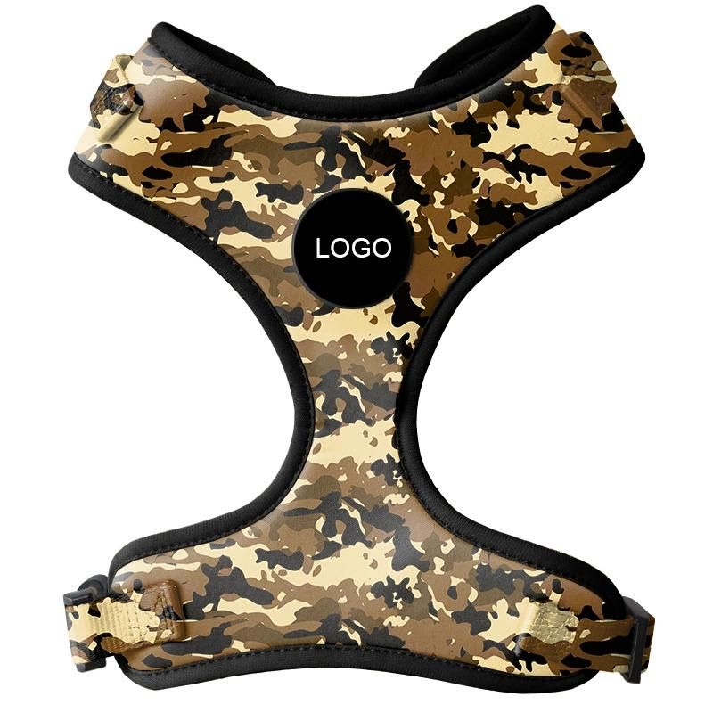 Camouflage Rose Red Pet Harness, Camouflage Series Dog Harness