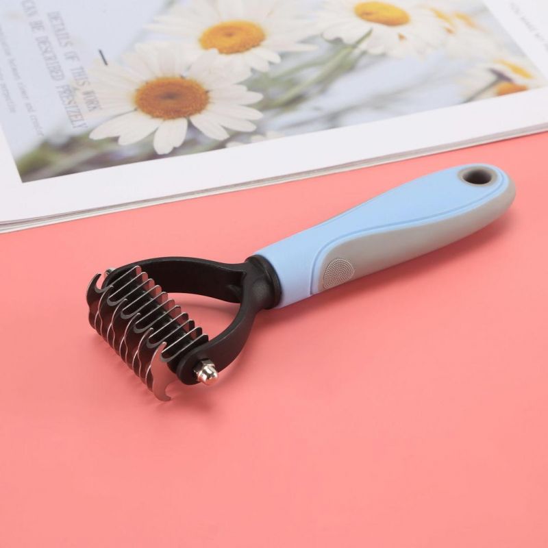 Hair Removal Comb Fur Trimming Dematting Deshedding Brush Grooming Tool