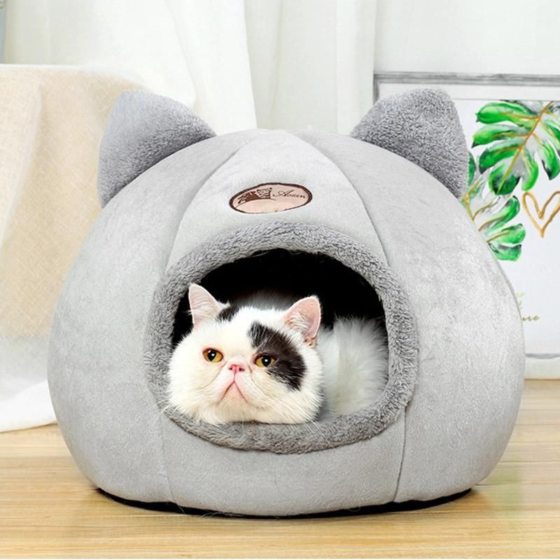 New Cat Bed for Cat‘ S House Products Pets Pad Super Soft Pet Tent Cozy Cave Beds