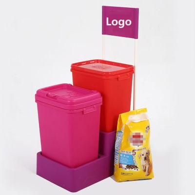 40L PP Plastic Pet Food Container for Dog