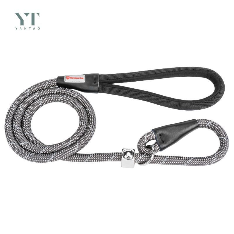 Custom Training Nylon Running Rope Reflective Tactical Dog Leash Rope Lead