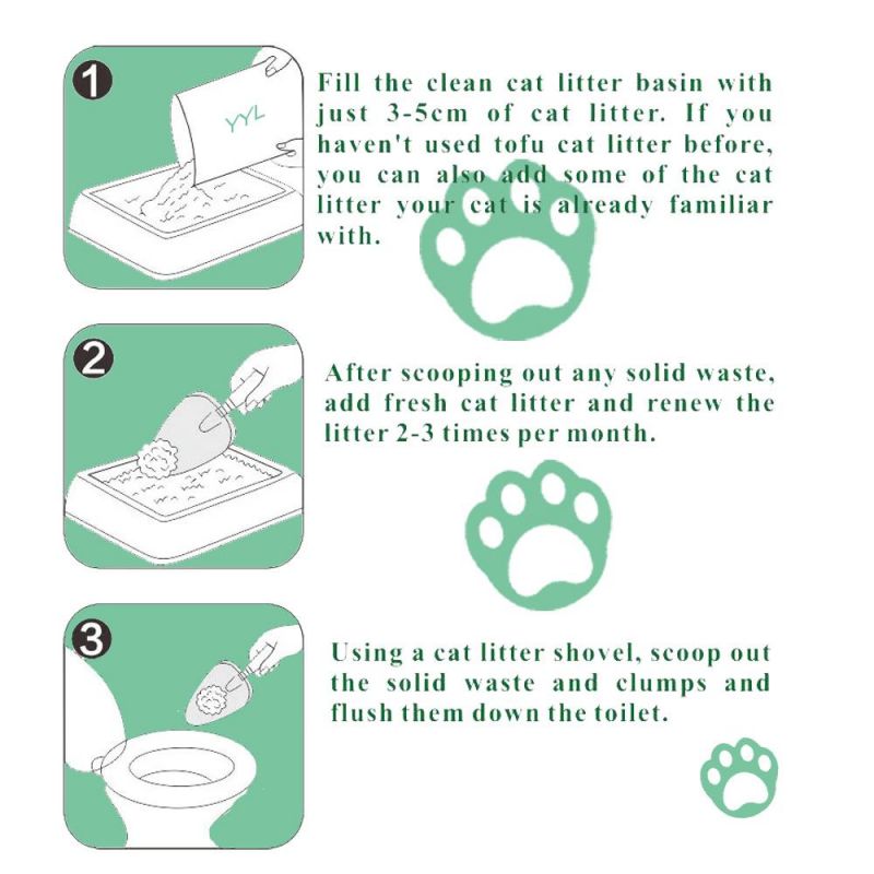 Factory Price OEM ODM Broken Shape Tofu Cat Litter