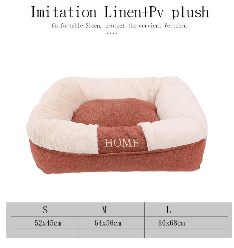 PP Cotton Polyester Cozy Life Pet Bed, Comfortable Bed for Dog, Camas PARA Perro Warm and Soft Dog Bed