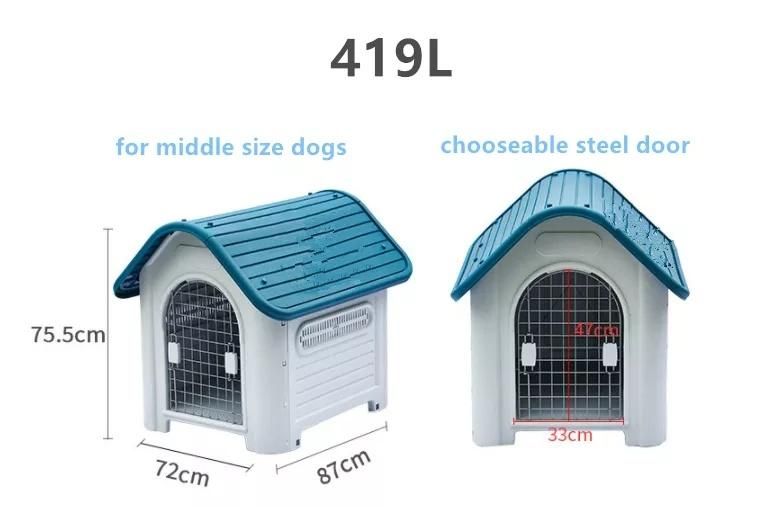 Best Quality Durable Plastic Waterproof Large Dog House Outdoor Indoor Large Outdoor Warm Pet Dog House Wholesale