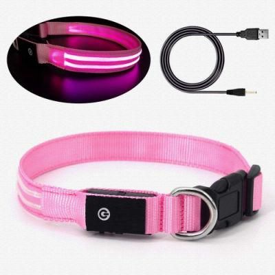 LED Dog Collar 100% Waterproof Safety Pet Collar