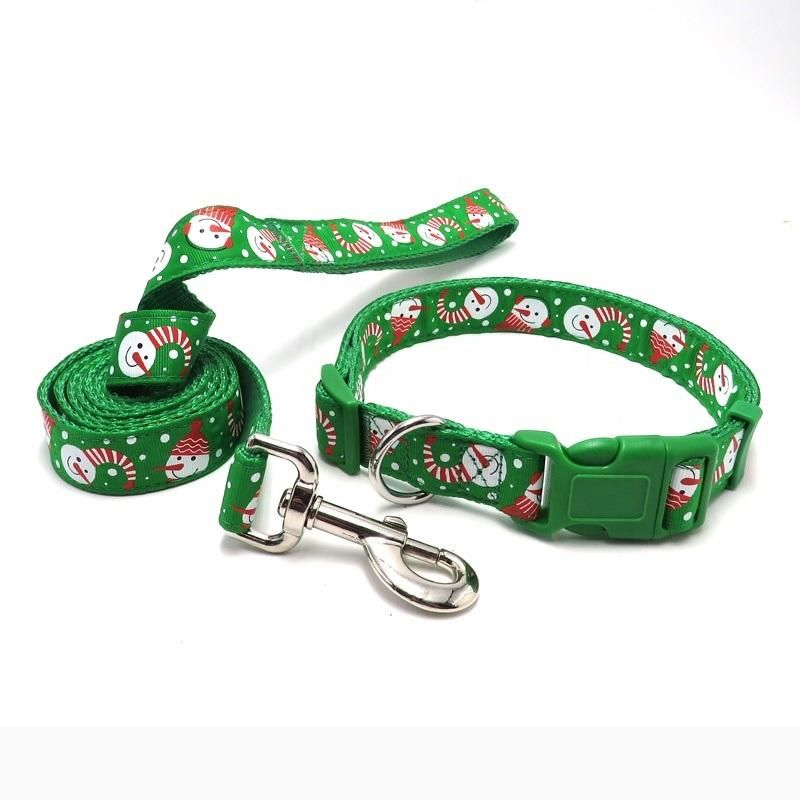 Best Selling Plastic Release Buckle Nylon Dog Collar Leash Eco-Friendly Quality Safety Pet Necklace