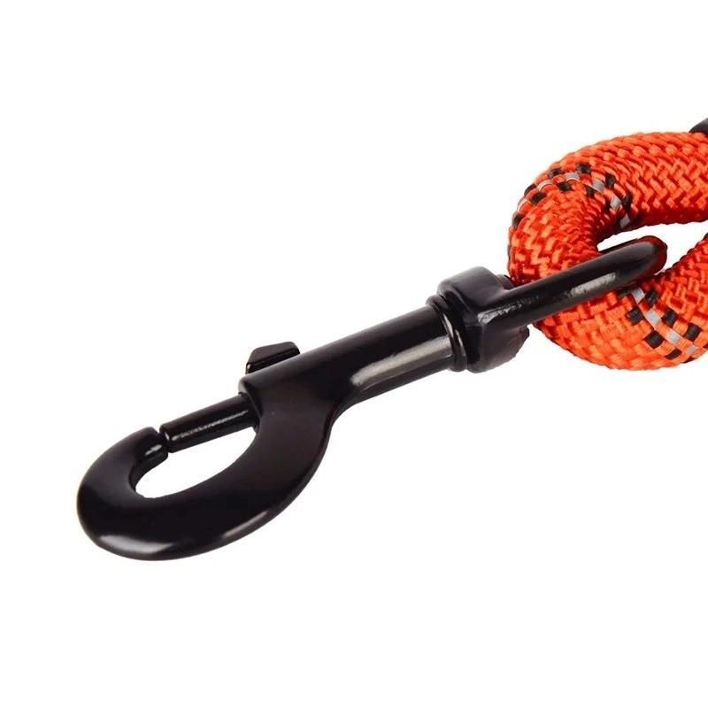 New Nylon Reflective, Round Rope Double Padded Handle Dog Leash//