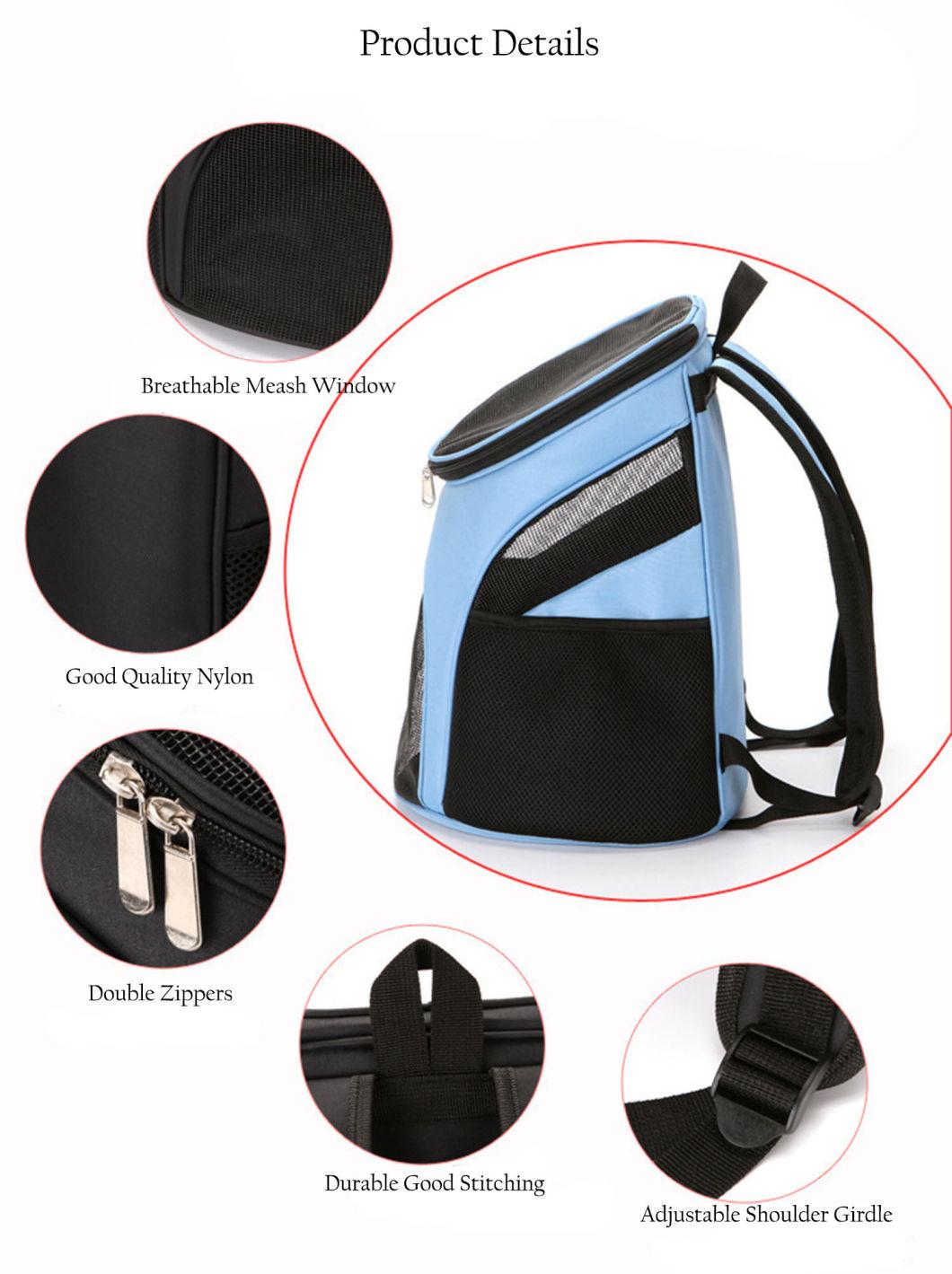 Pet Carrier Backpack Ventilated Design Dog Travel Backpack