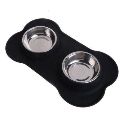 Amazon Stainless Steel Cat Dog Puppy Water Food Bowl