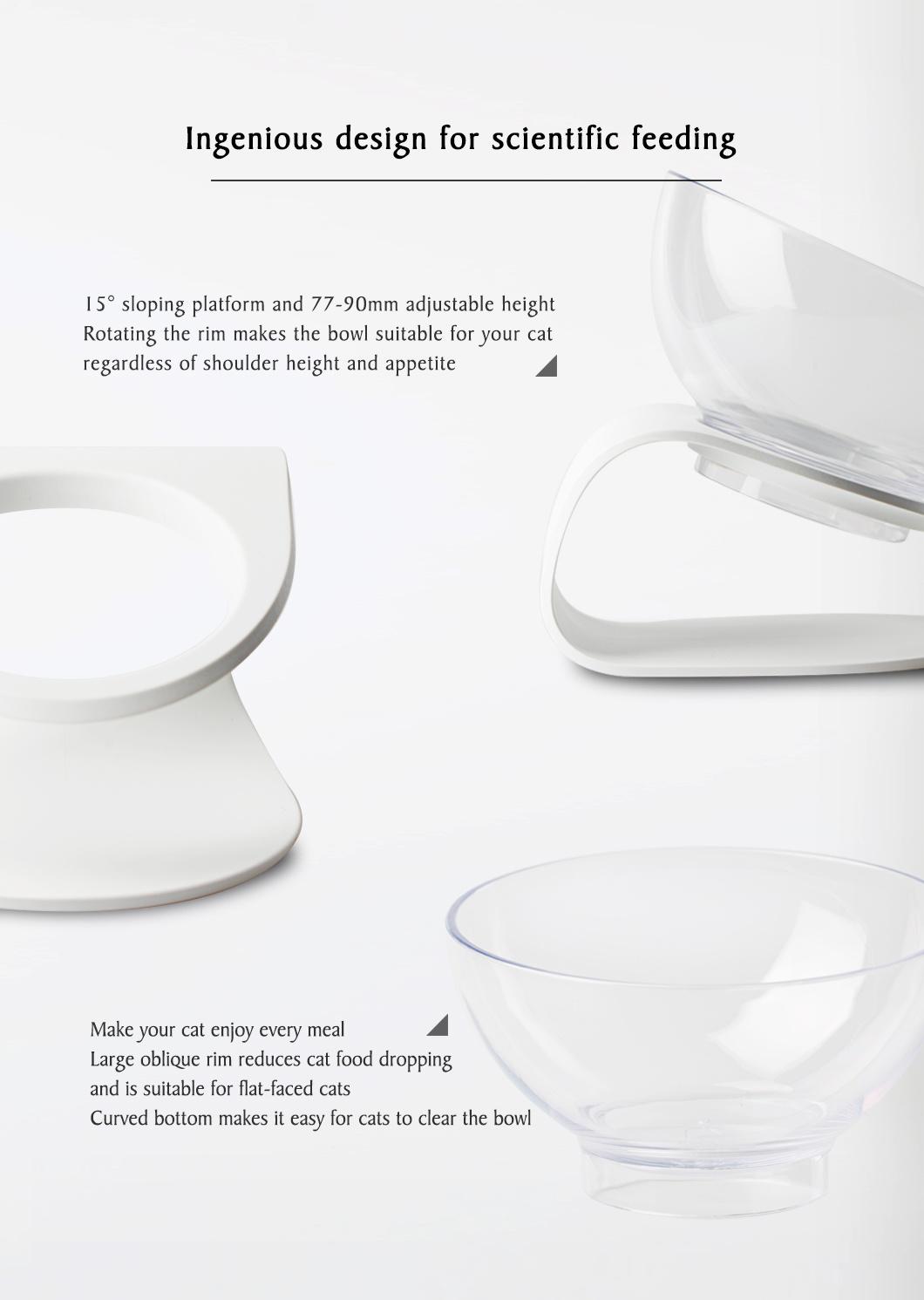 Elevated Pet Bowls Perfect for Cats and Small Dogs
