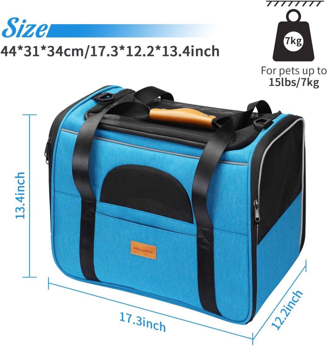 Foldable Pet Bag Puppy Carrying Bag Breathable Tote Bag