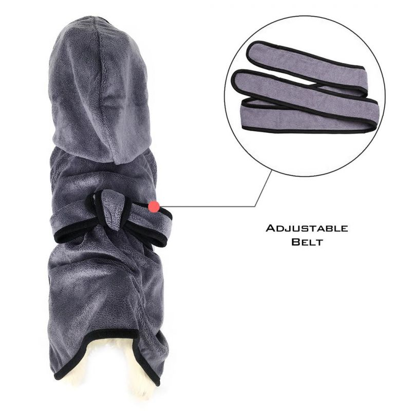 Mircofiber Extremely Absorbent Grooming Quick Drying Towel Bathrobe Pet Supply