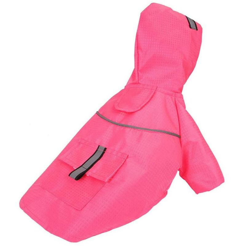Ropa Impermeable PARA Perrosreflective Waterproof Dog Jacket Dog Raincoat Dog Rain Poncho W. Pocket Dog Garment