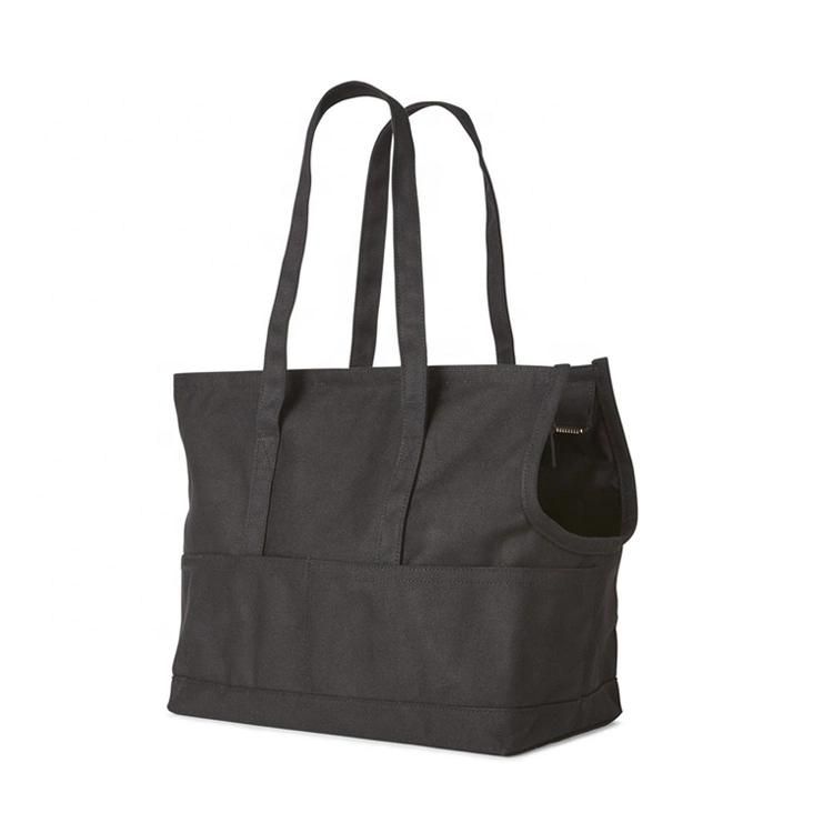 Professional China Competitive Supplier Canvas Foldable Tote Shoulder Pet Carrier Bag