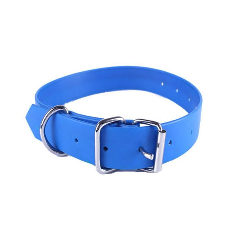 Wholesale Pet Accessories Supplier Solid Color Personalized Waterproof Plastic PVC Dog Training Collar