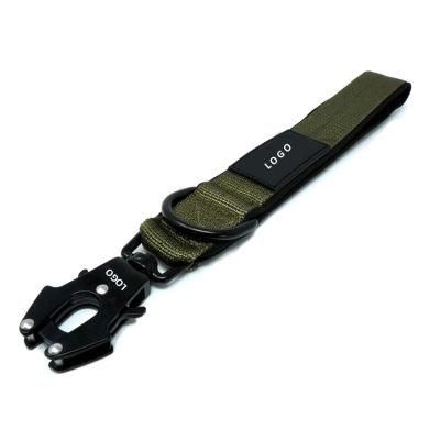 Custom Tactical Heavy Duty Control Leash with Frog Clip Buckle Short Dog Lead Handle Dog Leash