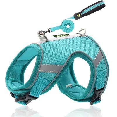2022 Designer Dog Accessories Good Pet Sup[Lies Dog Polyester Reflective Breathable Dog Harness