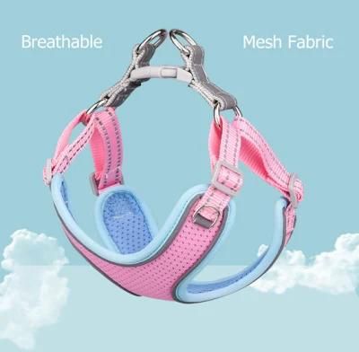 Fashionable Walking Pet Harness Reflective Dog Harness