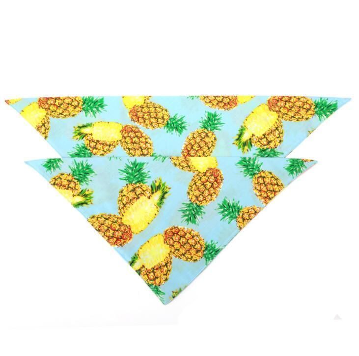 Dog Pineapple Bandana Pet Ananas Triangular Binder
