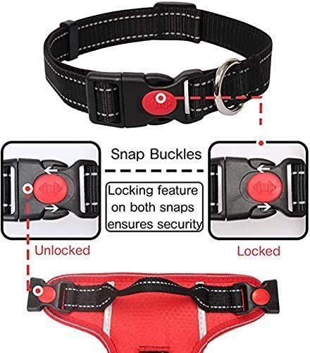 Waterproof Reflective Dog Harness with Sturdy Handy Handle