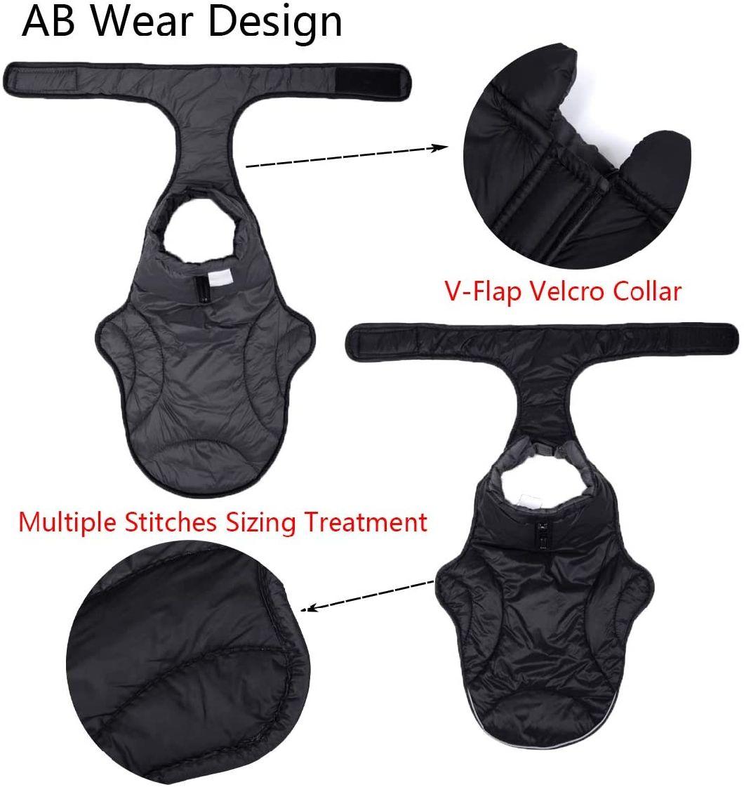 Lightweight Warm Dog Jacket Reflective Dog Vest Coat