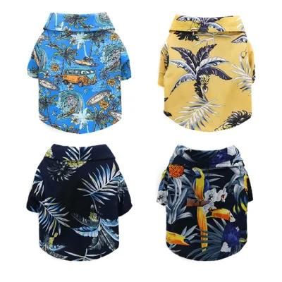 Hawaiian Dog Shirt Summer Breathale Pet Clothe