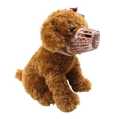 Hot Selling Breathable Anti-Bark Anti-Bite Plastic Soft Basket Training Various Sizes Comfortable Pet Mouth Muzzle for Dogs